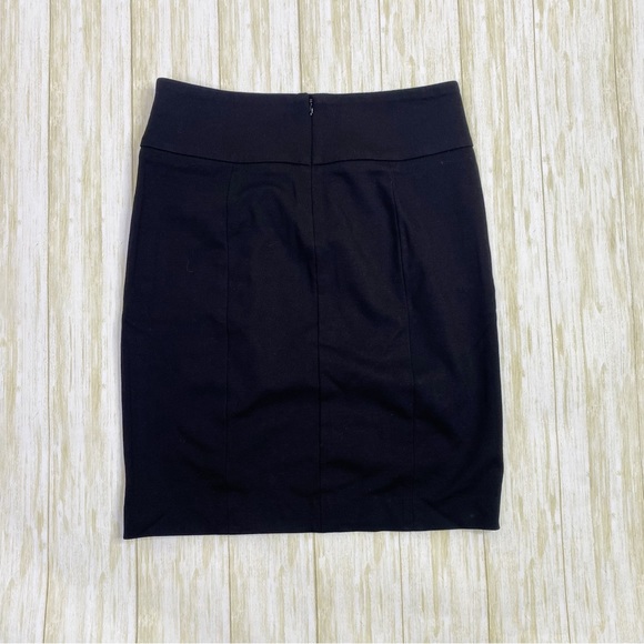 CAbi Bundle of Two (2) Black and Gray Leopard Print Pencil Skirts - Picture 4 of 10